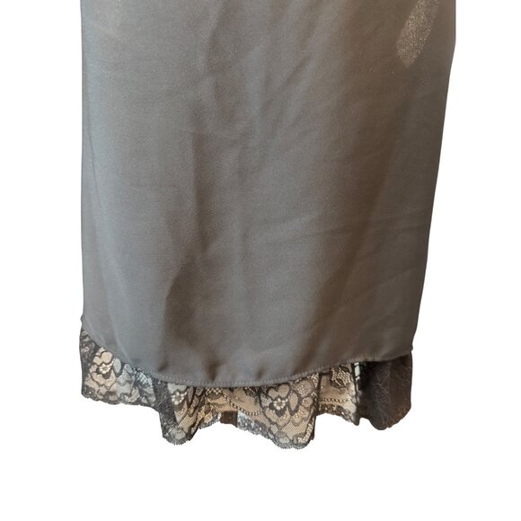 2/$30 Zara M Basic Collection Black Sleeveless Top With Lace Hem - Picture 10 of 12